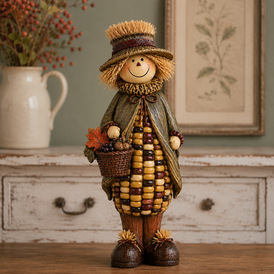 Vintage Harvest Cornfolk Figurines