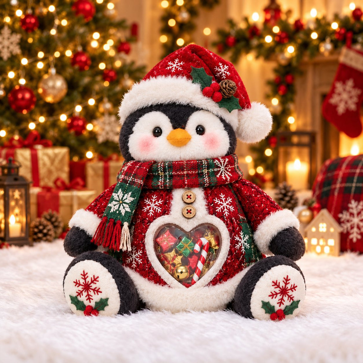 🎅 Refillable Christmas Figurine Treat Holder