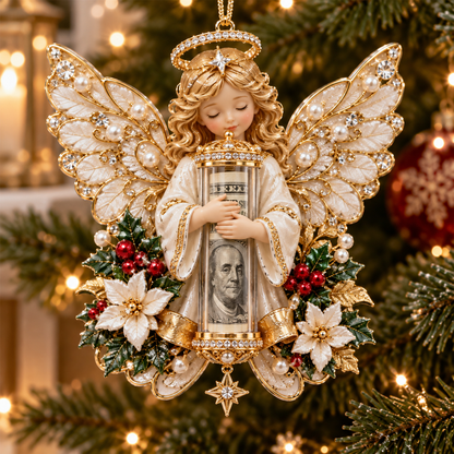 👼💗Christmas Angel Cash Holder Ornament