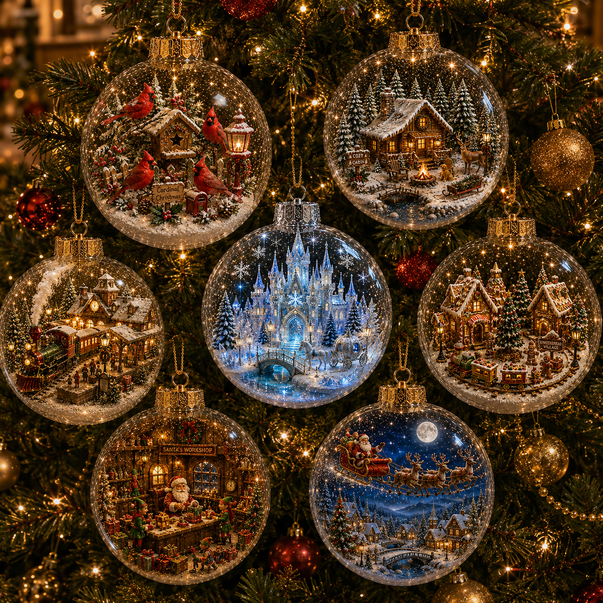 ⏰ Limited anniversary edition✨Christmas landscape decorations🎁