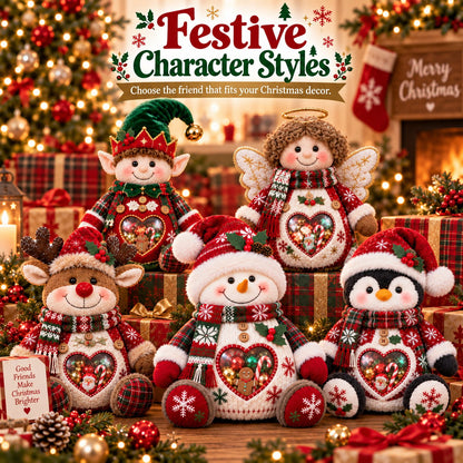 🎅 Refillable Christmas Figurine Treat Holder