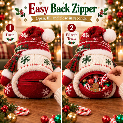 🎅 Refillable Christmas Figurine Treat Holder