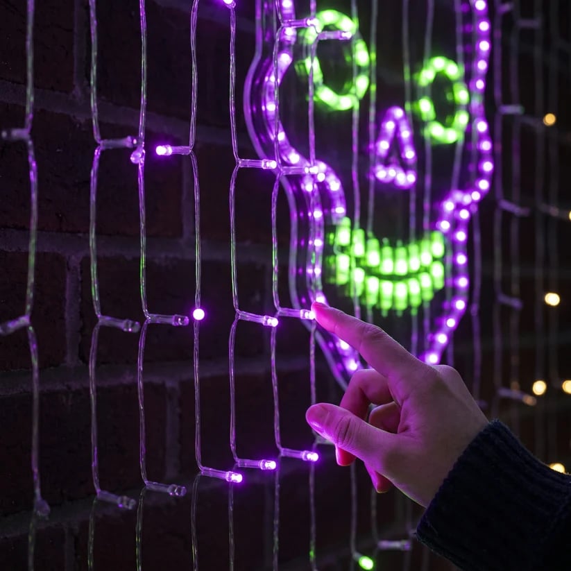 🎇✨Christmas LED House Net & Smart Outdoor Wall Curtain Light