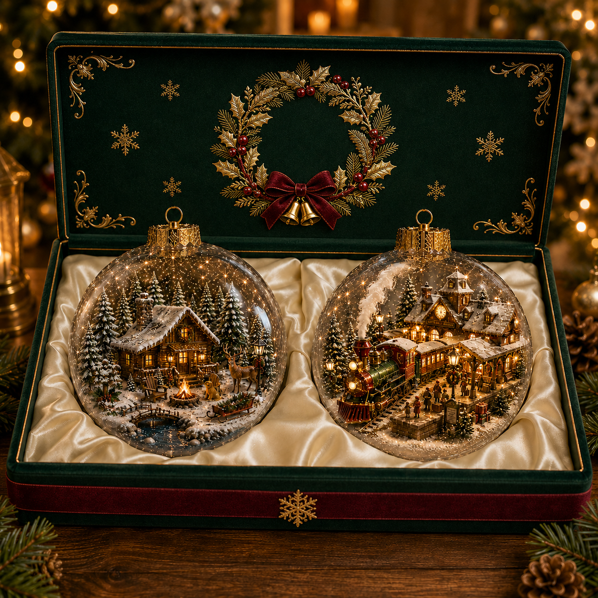 ⏰ Limited anniversary edition✨Christmas landscape decorations🎁
